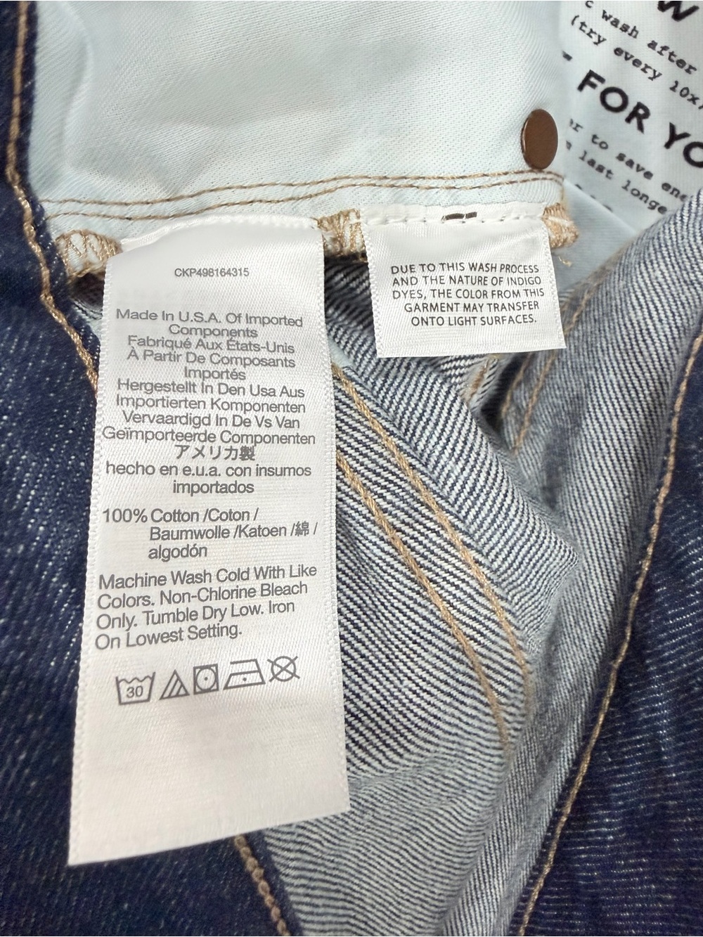 Madewell Dark Indigo High-Rise Wide-Leg Jeans - Picture 14 of 14